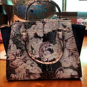 🖤New Brahmin 🖤 Priscilla Satchel Eden Garland